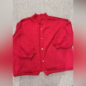 Women’s Red Sweater/Cardigan